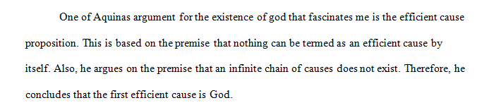 Five Proofs for the Existence of God