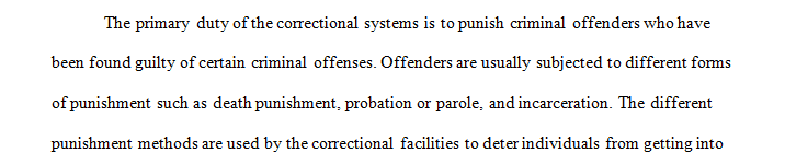 Correctional System Analysis