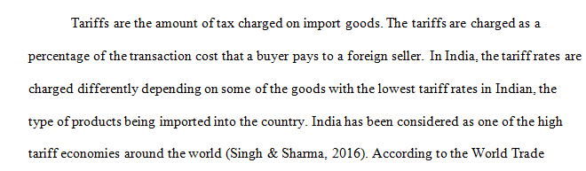 Indian lowest tariff