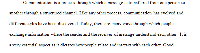 Workplace Communication Styles Exhibited by Men and Women