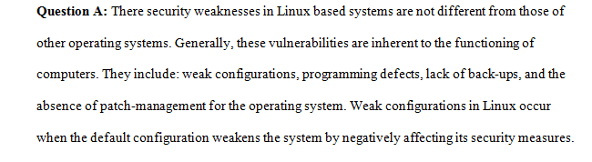 What are some of the common security weaknesses inherent in Unix 