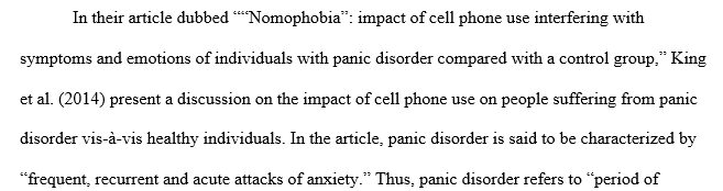 Anxiety disorder