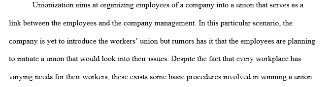 Employee Unions Process
