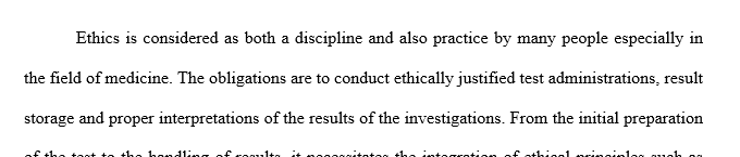 Ethical principles