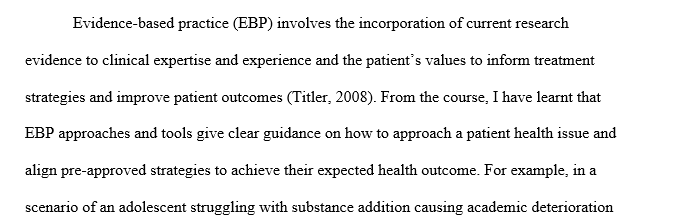 Evidence-based practice and strategies 