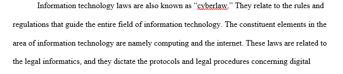 IT laws that affect us