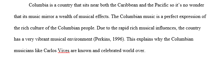 Music culture of Columbia
