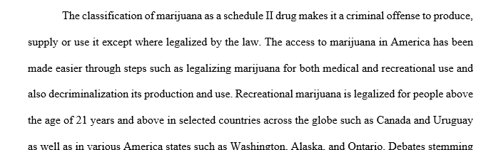 Recreational Marijuana Legalization