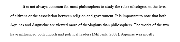 Role of religion in government