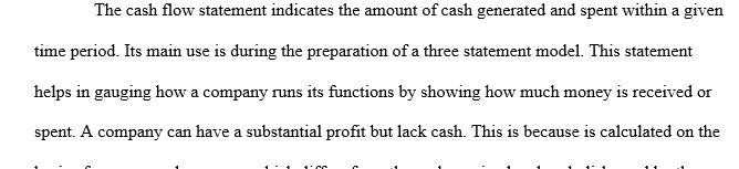 Statement of Cash Flows