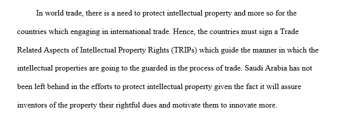 Trade Related Aspects of Intellectual Property