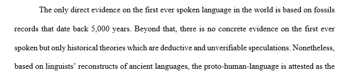 Which language was invented first