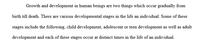 Adult Development