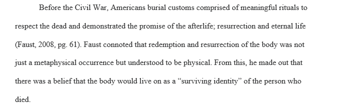 American Burial Customs before Civil War