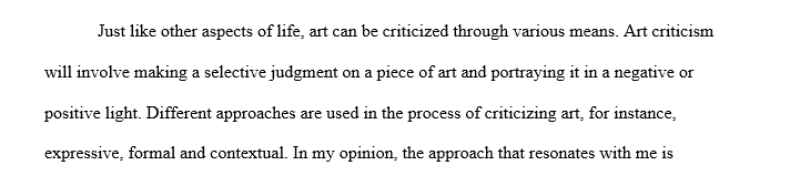 Art criticism