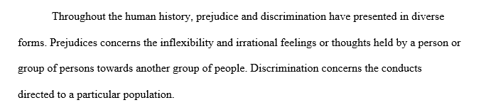Causes of prejudice and discrimination