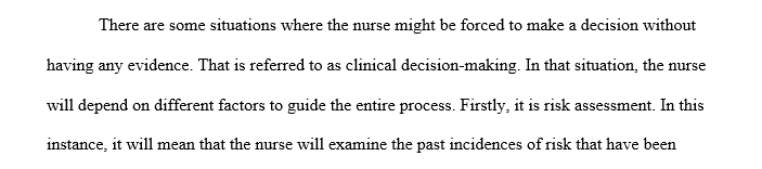 Clinical decision-making