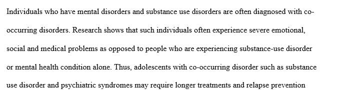 Co-Occurring Disorders