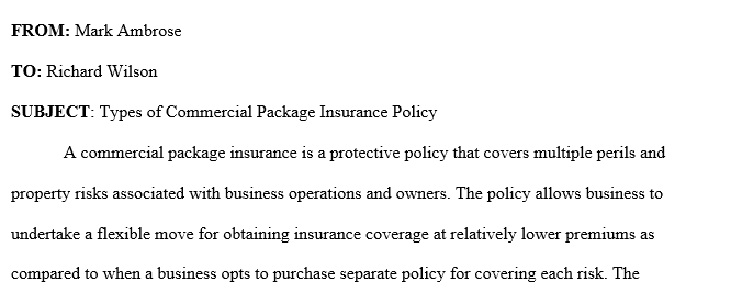 Commercial Package Insurance