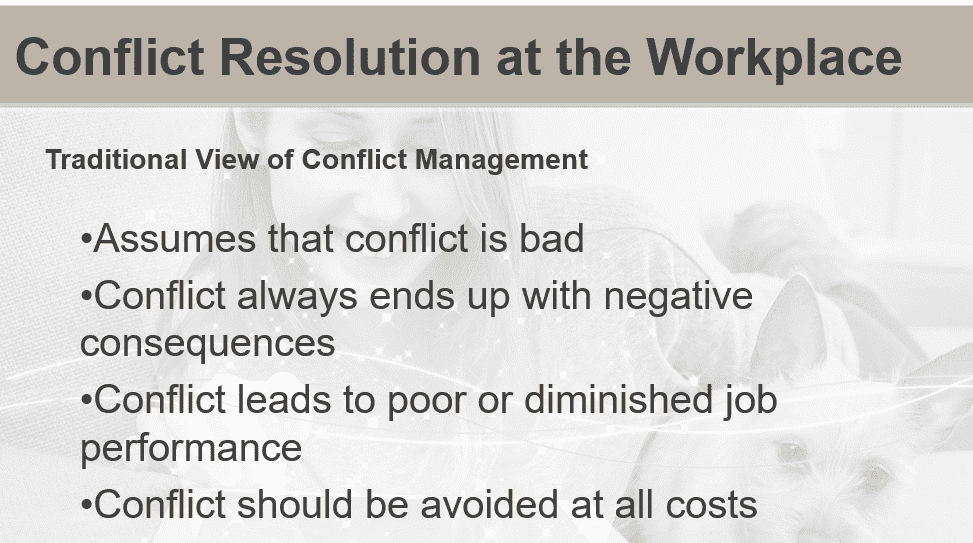 Conflict resolution theories