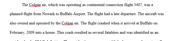 Continental Flight 3407 crash