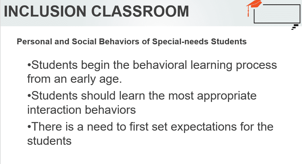 Development Strategies for the Inclusion Classroom