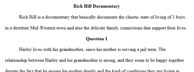 Diverse Families in Rich Hill Documentary
