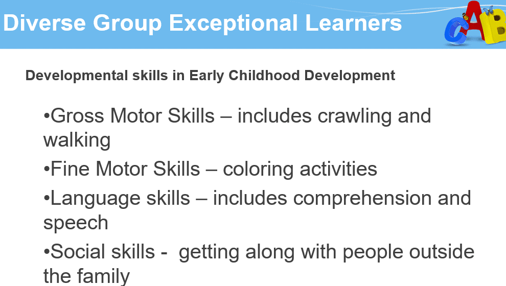 Diverse Group Exceptional Learners