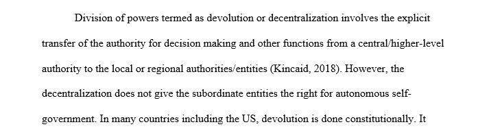 Division of Powers