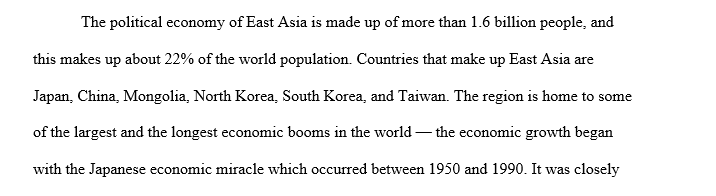 East Asian political economyV