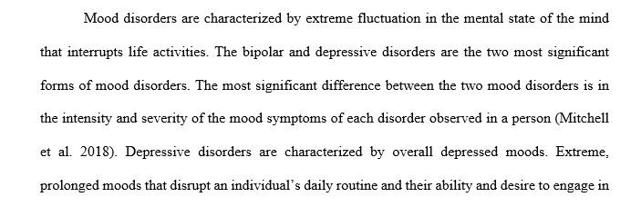 Examining mood disorders
