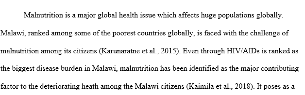 Global health issue