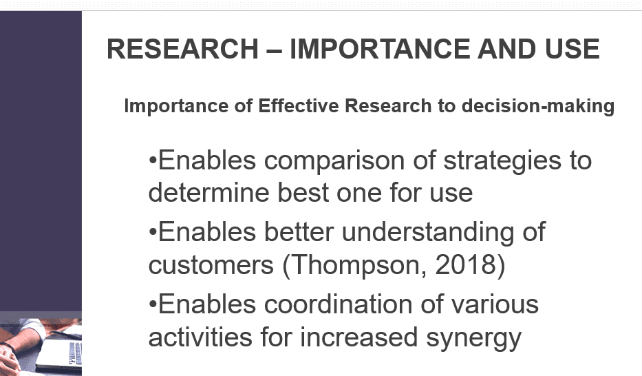 Importance of research