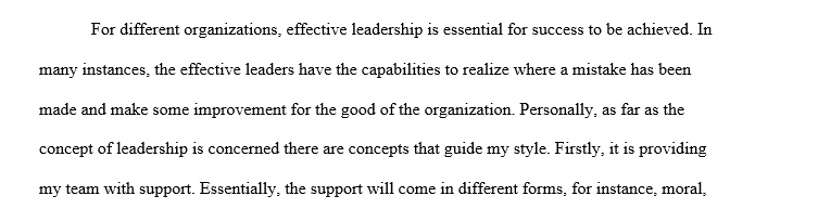 Leadership Assessment