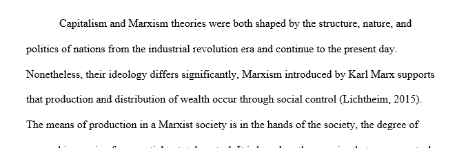 Marxism and Capitalism