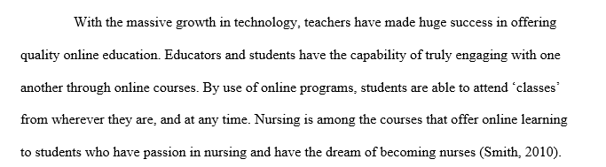 Online of Dream career (nursing)