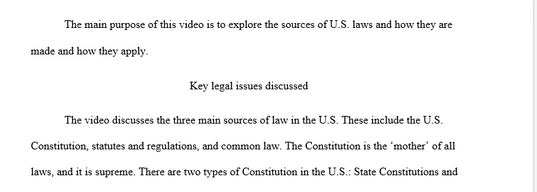 Sources of American Law