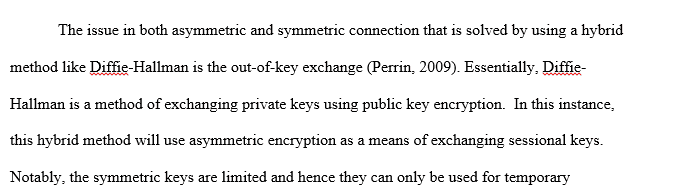Symmetric and asymmetric encryption