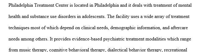 Treatment for adolescent co-occurring disorders