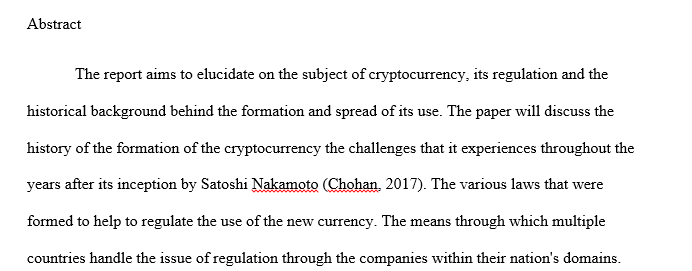 Cryptocurrency regulation