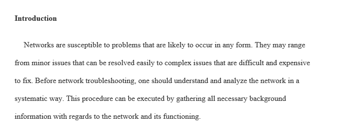 Sub-optimal network performance