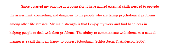 How are you feeling about your skills as a counselor