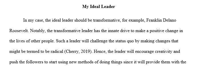 ideal leadership