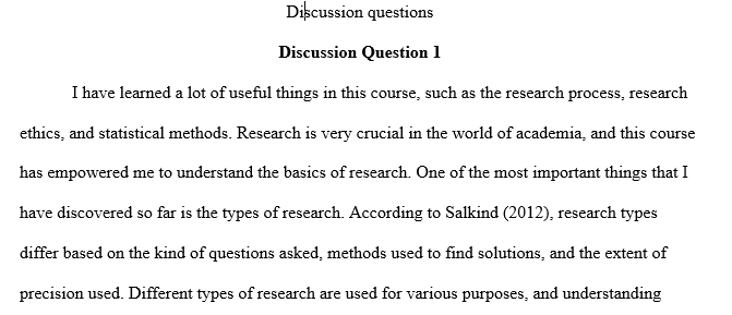 Discussion Questions 1
