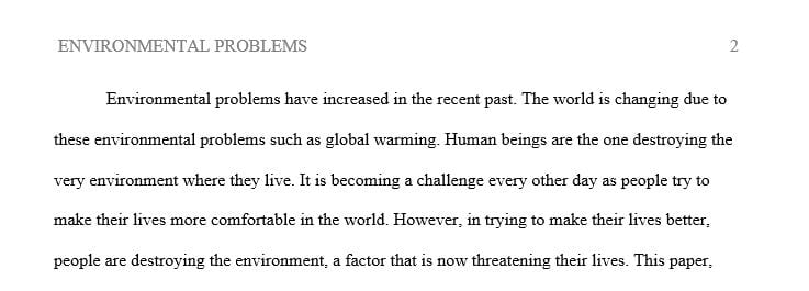 Are scientists telling us that the natural world is going to collapse due to environmental problems caused by us