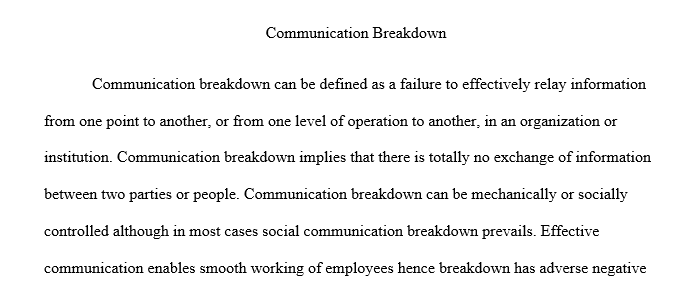 COMMUNICATION