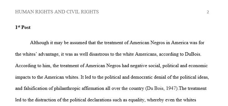 Examine the development of the NAACP and how the organization raised Human Rights awareness within the Civil Rights Movement