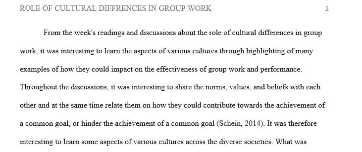 Explore the factors involved in working in groups to reach a common goal