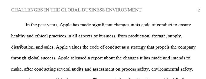 List specific changes that Apple has made to its Code of Conduct in recent years