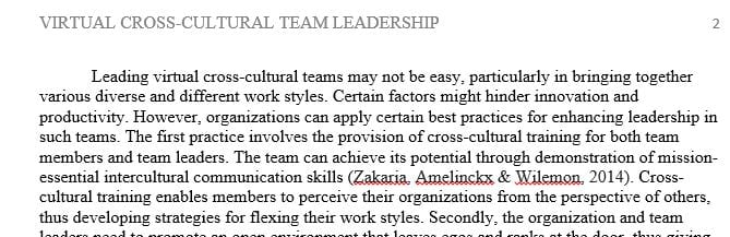 What best practices do you recommend for leading a virtual cross-cultural team